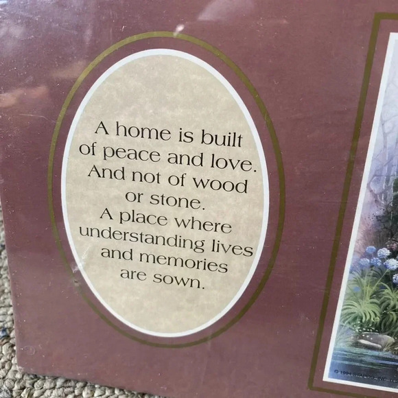 Art Painting Print Wall Decor A Home Built Of Peace And Love And Not Of Wood - Picture 4 of 4